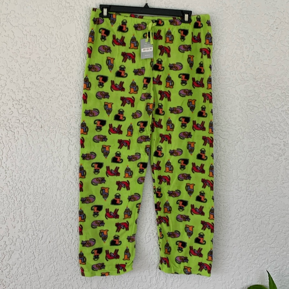 Lot of 2 Victoria  brand fleece long pants or pj bottoms size XXL